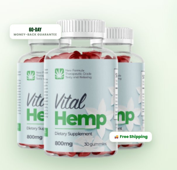Vital Hemp Gummies — 3 bottles